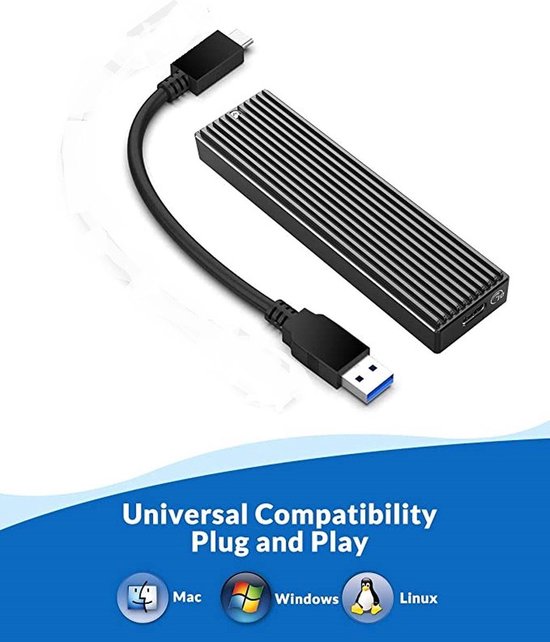 Boîtier SSD Externe Inateck USB 3.0 - Compatible 2,5" SATA HDD/SSD, 5Gbps