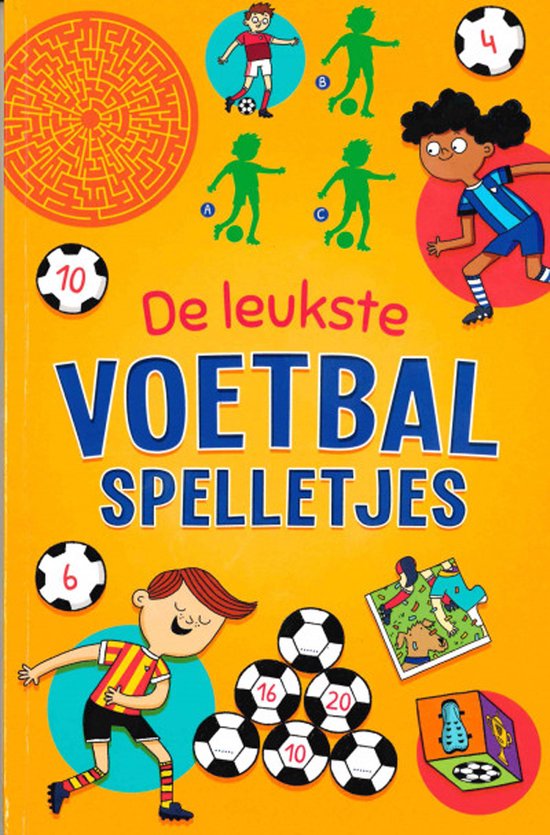Het leukste voetbal spelletjesboek - cover