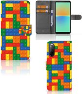 Bookcase Sony Xperia 10 IV Smartphone Hoesje Blokken