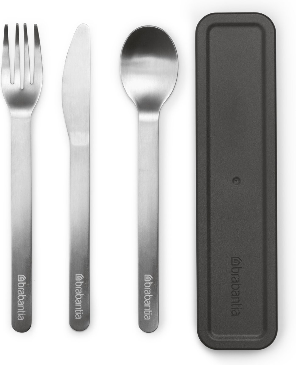 Brabantia Make & Take Bestekset - 3-delig - Dark Grey