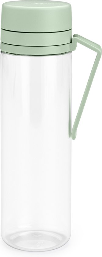 Foto: Brabantia make take waterfles met fruitfilter 0 5 l jade green