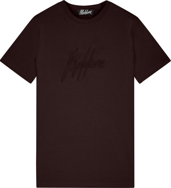 Malelions Men Essentials T Shirt Brown M bol