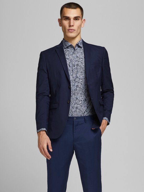 Check Suit Jas En Broek JACK & JONES Jprsolaris Check Suit Heren Pak - Klassiek Herenpak Van Het Deense Merk Deens Merk Herenkleding