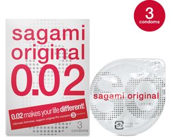Sagami Original latexvrij condooms - 3 stuks