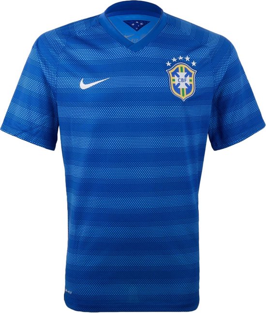 Slot Krijt Mathis Nike Brazilië Uit Voetbalshirt Heren - Medium - Blauw | bol.com
