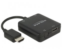 Premium HDMI naar stereo en 5.1 audio extractor - compact - HDMI 1.4 (4K 30Hz) / zwart