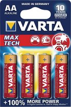 Piles AA Varta Longlife Max Power - 4 pièces