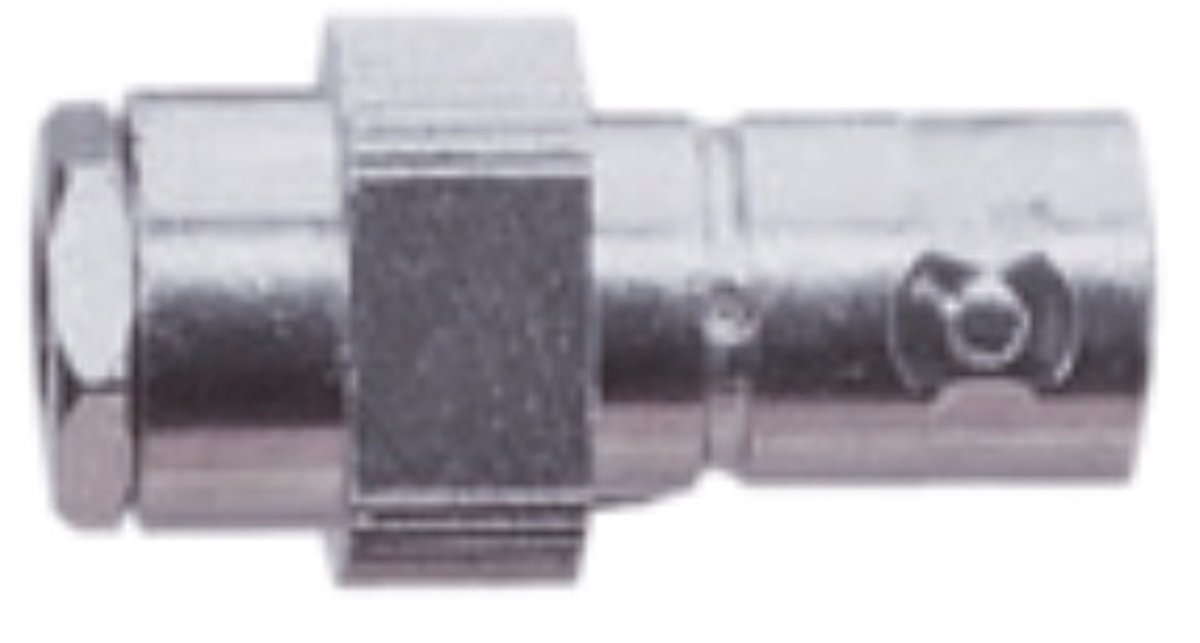 BNC (v) soldeerbare connector 50 Ohm voor RG58 kabel