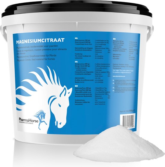PharmaHorse - Magnesium Paard - 5000 gram PharmaHorse - Magnesium Paard - 5000 gram