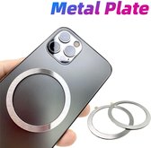 Universele MagSafe Magneet Platen Set (2 stuks) - Voor Draadloze Opladers - Magneet Sticker Metalen Ring voor Telefoonhouders en MagSafe Accessoires - Geschikt voor alle Telefoons en Hoesjes