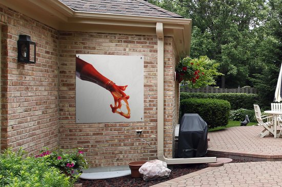 Tuindoek Ketchup fles - 100x100 cm