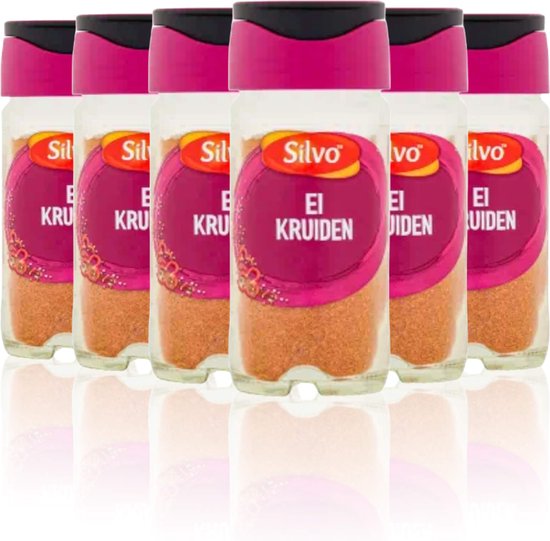 Foto: Silvo 6 x 62 g shake it ei kruiden voor al uw eier gerechten multipack