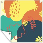 Affiche de Jardin Summer - Taches - Abstrait - 200x200 cm