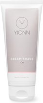 YIONN Geurloze Cream Shave - zeepvrij alternatief voor scheerschuim en scheergel - hypoallergeen - géén parfum - speciaal voor vrouwen