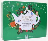 English Tea Shop - Kerst - Kerstmis - Premium Thee Collectie - Geschenkblik groen - Assortiment thee - Biologisch - 36 theezakjes