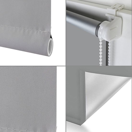 Rolgordijn Easy Verduisterend grijs 70 x 160 cm