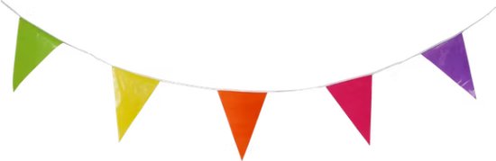 Drapeau ligne drapeaux multicolore