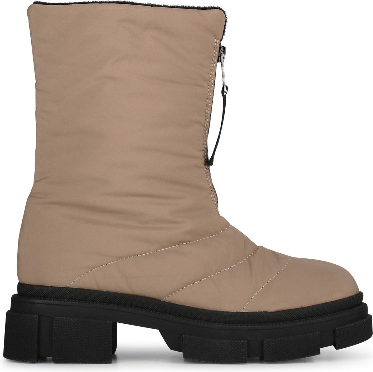 POSH by Poelman MOON Dames Snowboots - Taupe - Maat 41
