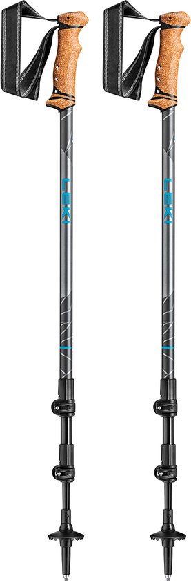 Leki Legacy - Pétrole anthracite clair - Taille 110-145 cm
