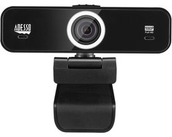 Adesso CyberTrack K1 webcam 2,1 MP 1920 x 1080 Pixels USB 2.0 Zwart