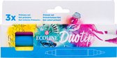 Talens Ecoline Duotip markers primaire set | 3 kleuren