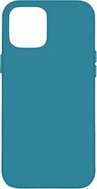 Phreeze Back Cover - Geschikt voor iPhone 13 Pro Hoesje - Licht Blauw - Magnetisch - Vegan Leer - Metalen Knoppen - Microfiber - Military Grade Cover - Magnetische Case Functie