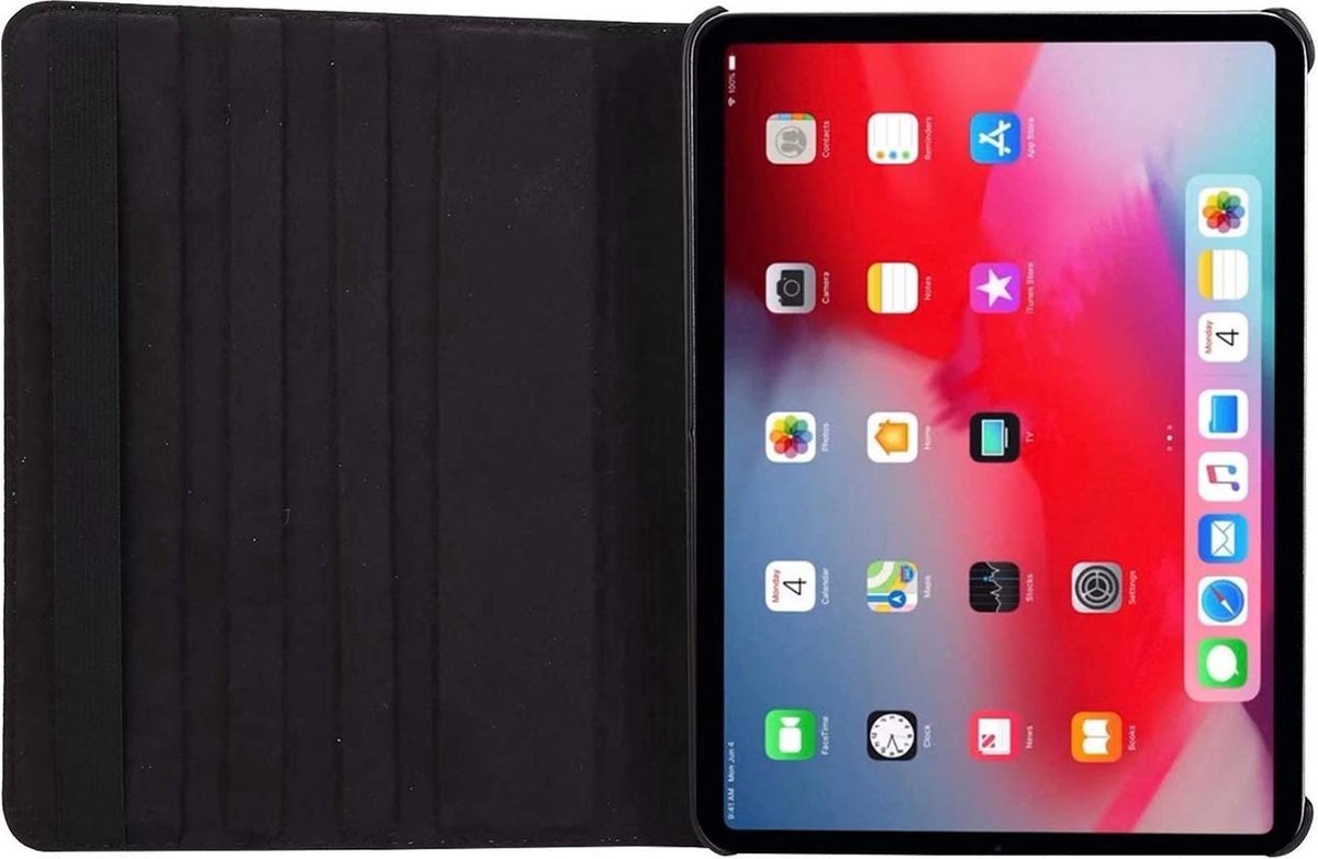 iPad PRO 11 hoes - iPad hoesje iPad case 360° draaibare Hoes Kunstleer - zwart