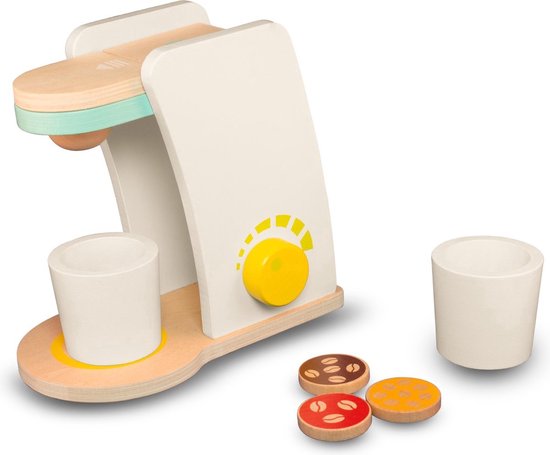 Machine à café Mini Matters - Jouets - Accessoires de cuisine - Multicolore  - Bois | bol