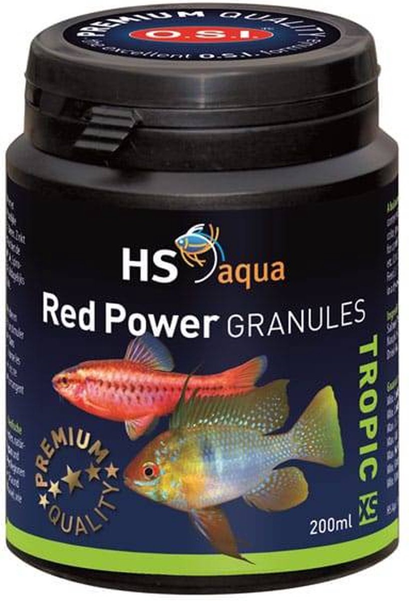 HS Aqua Red Power Granules XS - 200ML - Aquariumvoer - Visvoer