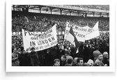 Walljar - Feyenoord - Benfica '63 - Zwart wit poster