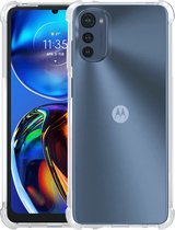 Coque Motorola Moto E32 / E32s - Coque arrière en Siliconen antichoc Transparente