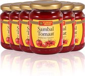 Flowerbrand® | 6 x 200 gr Sambal Tomaat | vegetarisch