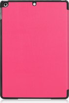 Hoesje Geschikt voor iPad 10.2 2021 Hoesje Case Hard Cover Hoes Book Case - Roze