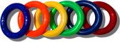 MDsport - Ringen set van 6 - ring hockey - luchtring - gym ring - Rubber ring- 6 kleuren