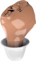 Pro Care Excellent Quality™ Mini Intelligent digitaal Gehoorapparaat met geluid reductie - Oplaadbaar voor in het oor (IHO) Universeel links of rechts - Beige