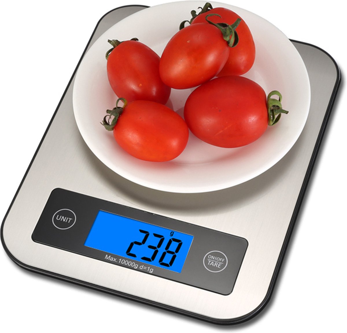 Balance de cuisine numérique de précision - Capacité de pesée jusqu'à 10 KG  - Incl.