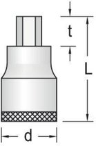 Gedore IN 21 19 6181280 Allen Screwdriver bit 19 mm 1 (25 mm)