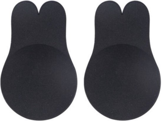 Herbruikbare Tepelplakker - Zelfklevende tepelsticker - Nipple covers - Maat M-L - Zwart