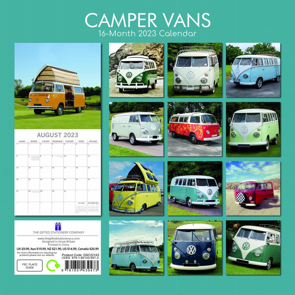 Camper Vans Kalender 2023