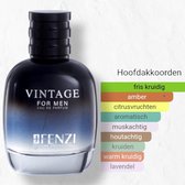 Frisse, Aromatische, Fougere merkgeur voor heren - JFenzi - Vintage - Eau de parfum - 100ml - 80% ✮✮✮✮✮ - Cadeau Tip !