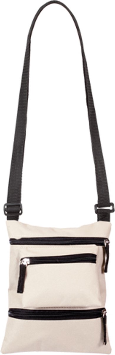 Schoudertas Voor Heren en Dames - Runaway Freetime - Canvas Naturel