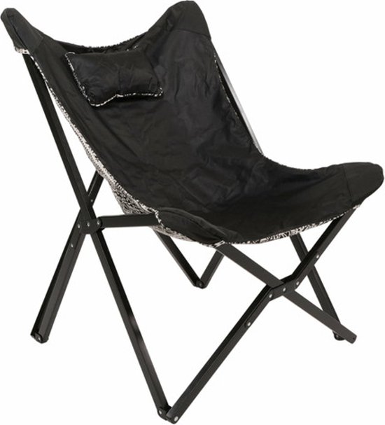 Lesli-Living-Vlinderstoel-Aztec-70x81,5x98-zwart-en-wit van Lesli Living — afbeelding 4