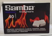 Allume-feu samba Wit - 40 pièces