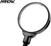 Arrow Fietsspiegel - Verstelbaar - Stuurbevestiging 22.2mm - Zwart
