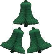 3 groene kerstklokken van papier 50 cm | bol.com