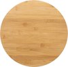 foto van Draaiplateau - Borrelplank -Tapasplank – 360º Roterende Draaischijf - Hapjes plank massief Hout – ⌀ 40CM