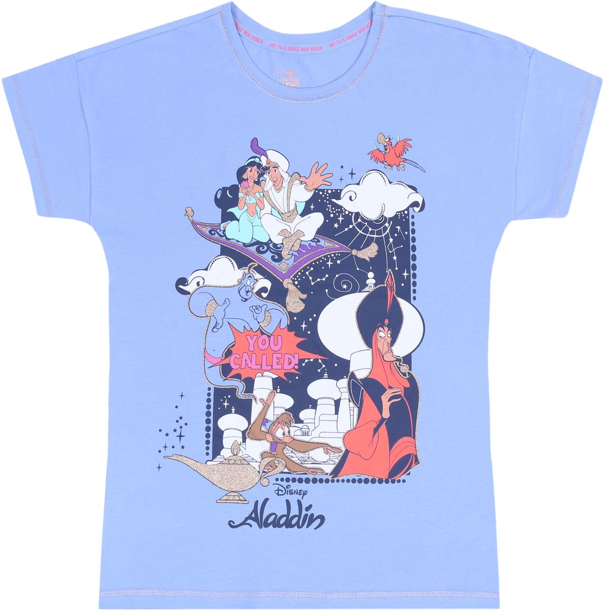 Aladdin DISNEY - Blauw t-shirt / L