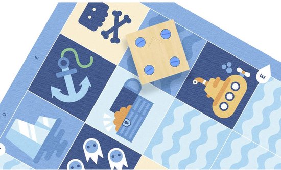 Primo Toys STEM Robotics Uitbreidingsset Cubetto STEM Coding avontuurset De blauwe oceaan van PRIMO — afbeelding 4