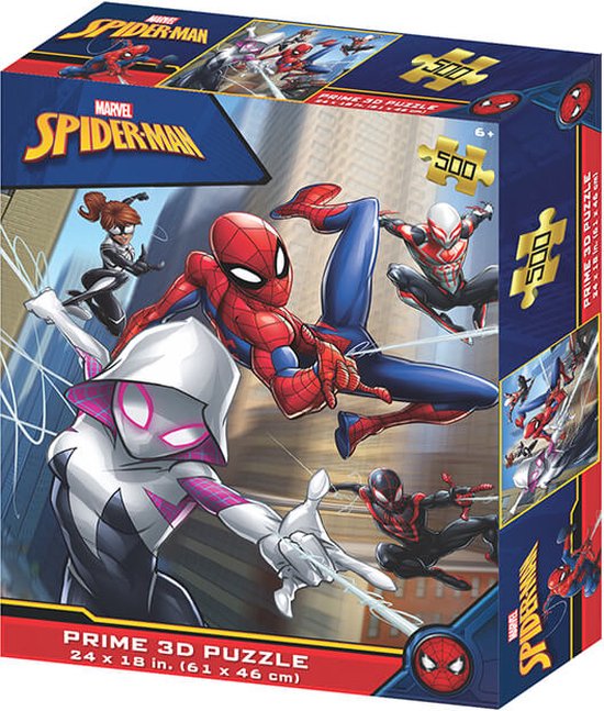 Puzzle Spiderman & Ghost 3D Image 500 pc