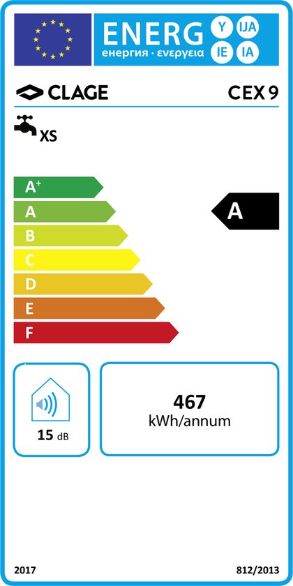 Chauffe-eau instantané électrique compact CEX 9 · CLAGE.fr